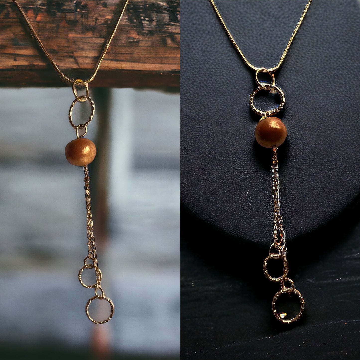 Autumn pearl necklace